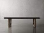 Saint Germain 72" Wood Coffee Table with Rennes Base