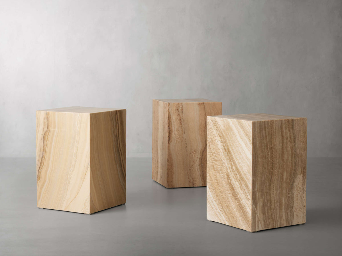 Grey Onyx Stool