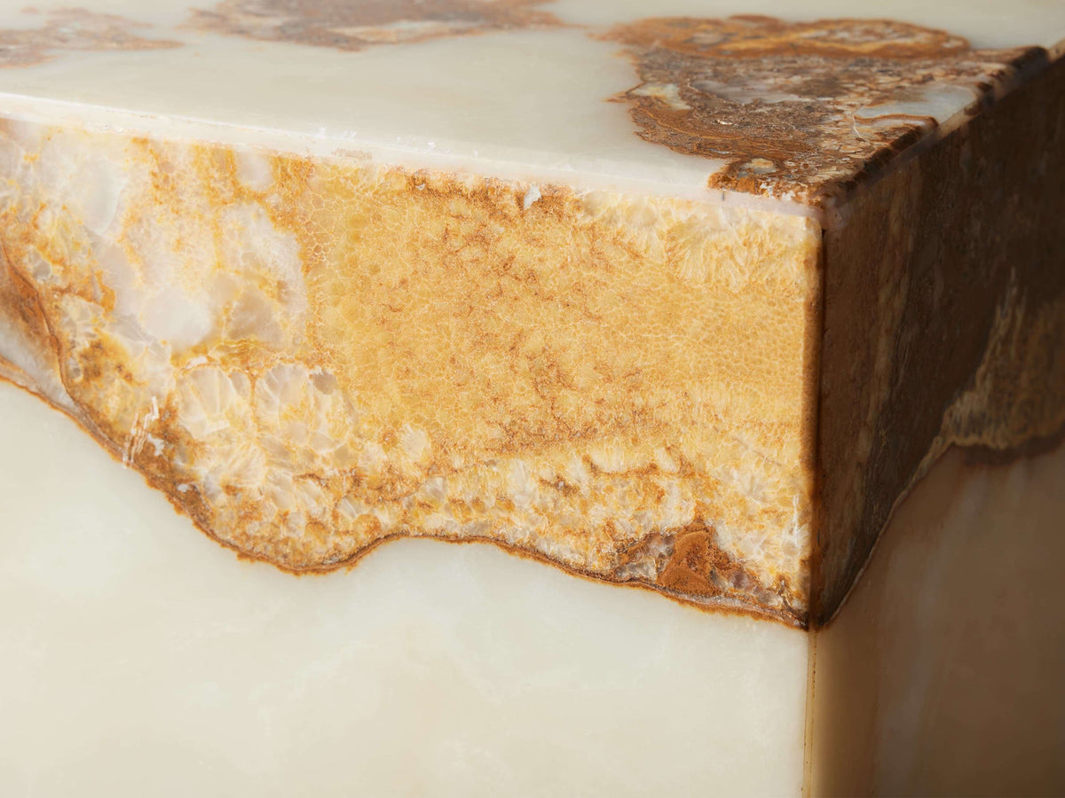 Rust Onyx Stool