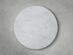 Saint Germain Round Stone Coffee Table with Rennes Base