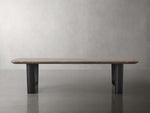 Saint Germain Stone Coffee Table with Rennes Base