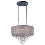 International Allure Polished Nickel Nine-Light Single Pendant