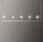 Boule De Cristal Clear Glass Linear Chandelier 48"