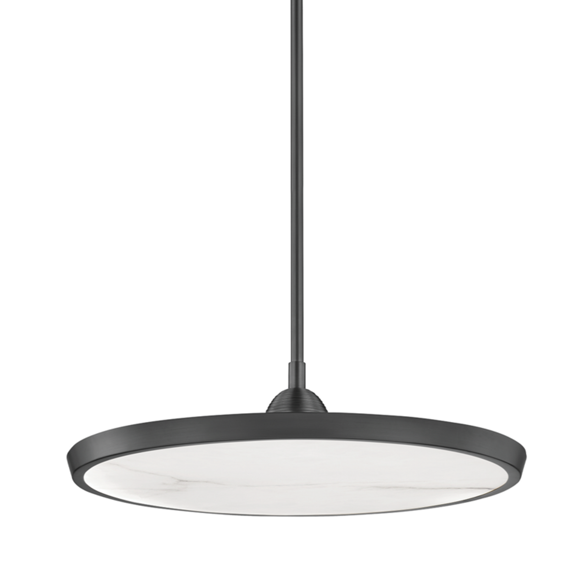 Crossing Waves Pendant, 1-Light, Standard Height, LED, Black, 9.1"W (139905-LED-STND-10 4T1C4Y)