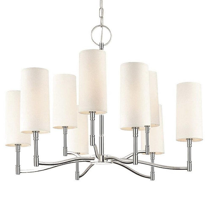 Hudson Valley Lighting - 369-PN - Dillion - Nine Light Chandelier - 30 Inches Wide by 22.5 Inches High