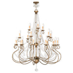 Bronze 42.5-Inch 21-Light Foyer Chandelier