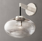 Cabrette Clear Glass Sconce