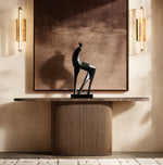 Audubon Crystal Single Sconce 19 inch