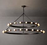 Vitoria Round Two Tiered Chandelier 48"