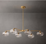 Cabrette Clear Glass Mobile Linear Chandelier