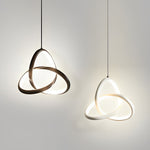 Circular Rings Creative Three Step Dimming LED Modern Chandelier Light