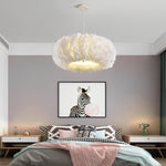 Minimalist Feathers White Creative Modern Pendant Lighting Chandelier