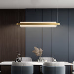 Modern Nami Linear Suspension Lamp Elegant Acrylic Island Light