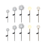 10Pcs Solar Dandelion Garden Lights Outdoor Pathway Light for Yard