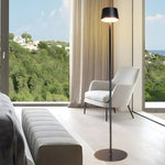 48.8-in Black Touch Dimming LED Rechargeable Floor Lamp