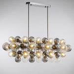 Multiple Glass Sphere Dining Room Chandelier
