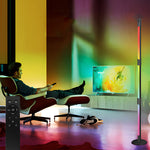 RGB Rotating Floor Lamp with Spotlight, Remote Control