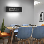 Rectangular Creative Decorative LED Nordic Bedroom Wall Light Fixtures