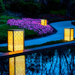 Waterproof LED Black Yard Decor Retro Lawn Lamp Outdoor Landscape Lighting