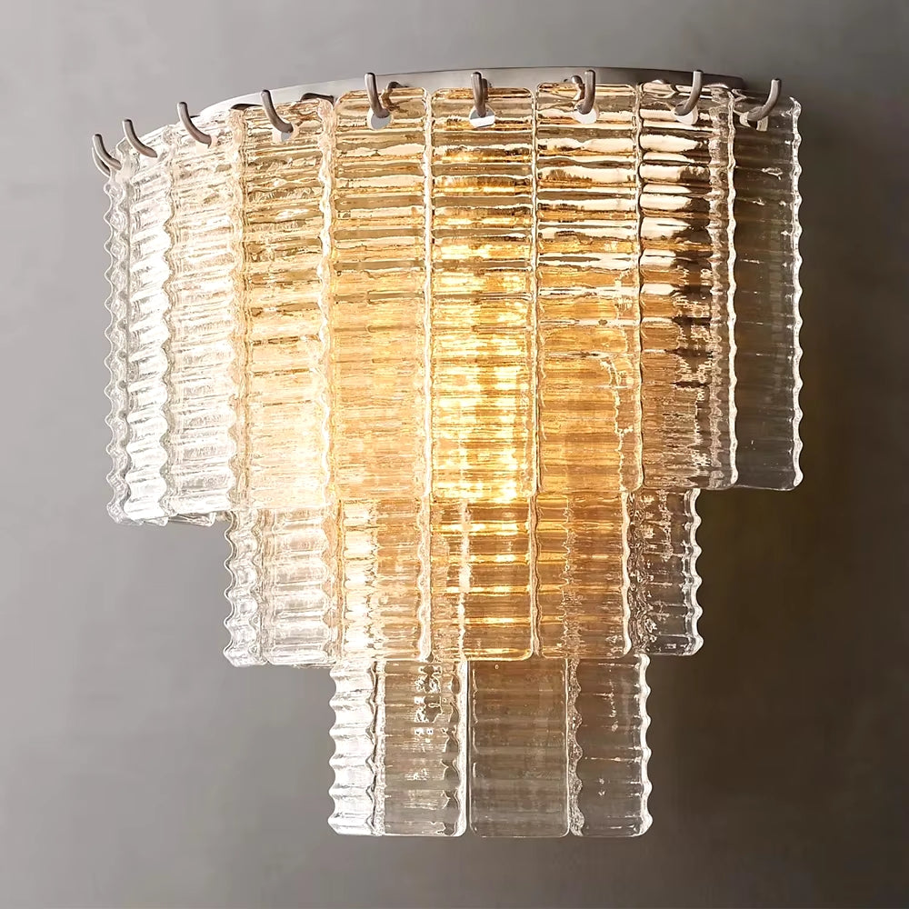 Palermo Clear Crystal Wall Sconce