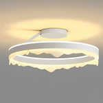 Round Stepless Dimming LED White Ins Nordic Ceiling Lights Flush Mount Lighting