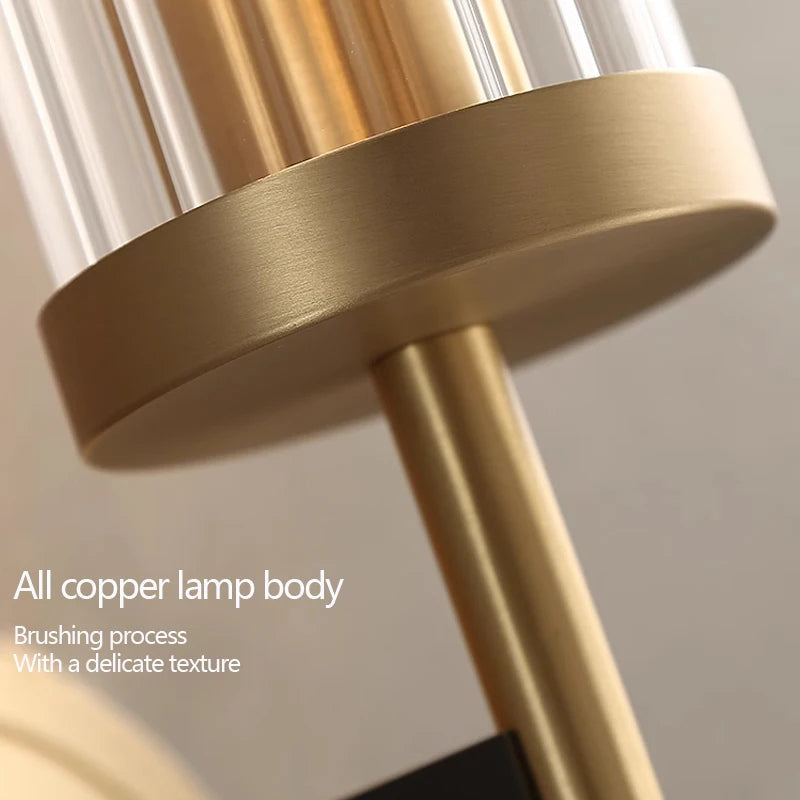 Palermo Postmodern Copper Wall Sconce