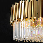 Gio Gold Plated Crystal Chandelier