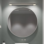 Matte Black Dimmable Linear LED Bathroom Vanity Light with Modern Acrylic