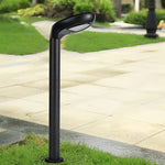 Minimalist Waterproof LED Black Modern Solar Powered Lawn Lights Garden Lamp