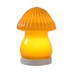 Lovely Glass LED Mushroom Baby Lamp