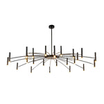 Adjustable Metal DIY Three Step Dimming LED Minimalist Chandelier