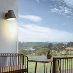 Cone Shape LED Waterproof Black Modern Outdoor Wall Lamp Exterior Lights