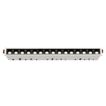 Modern LED Linear Recessed Ceiling Downlight, 1/2/5/10/15-Light