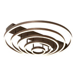 Adjustable Multiple Circular LED Modern Flush Mount Ceiling Lights
