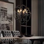 Retro Iron Birdcage Candlestick American Style Chandelier Pendant Lights
