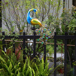 43.7 In. Peacock Solar-Powered Garden Stake - 2-Pack