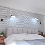 Creative Adjustable Iron Industrial Swing Arm Wall Lamp Wall Sconce Lighting