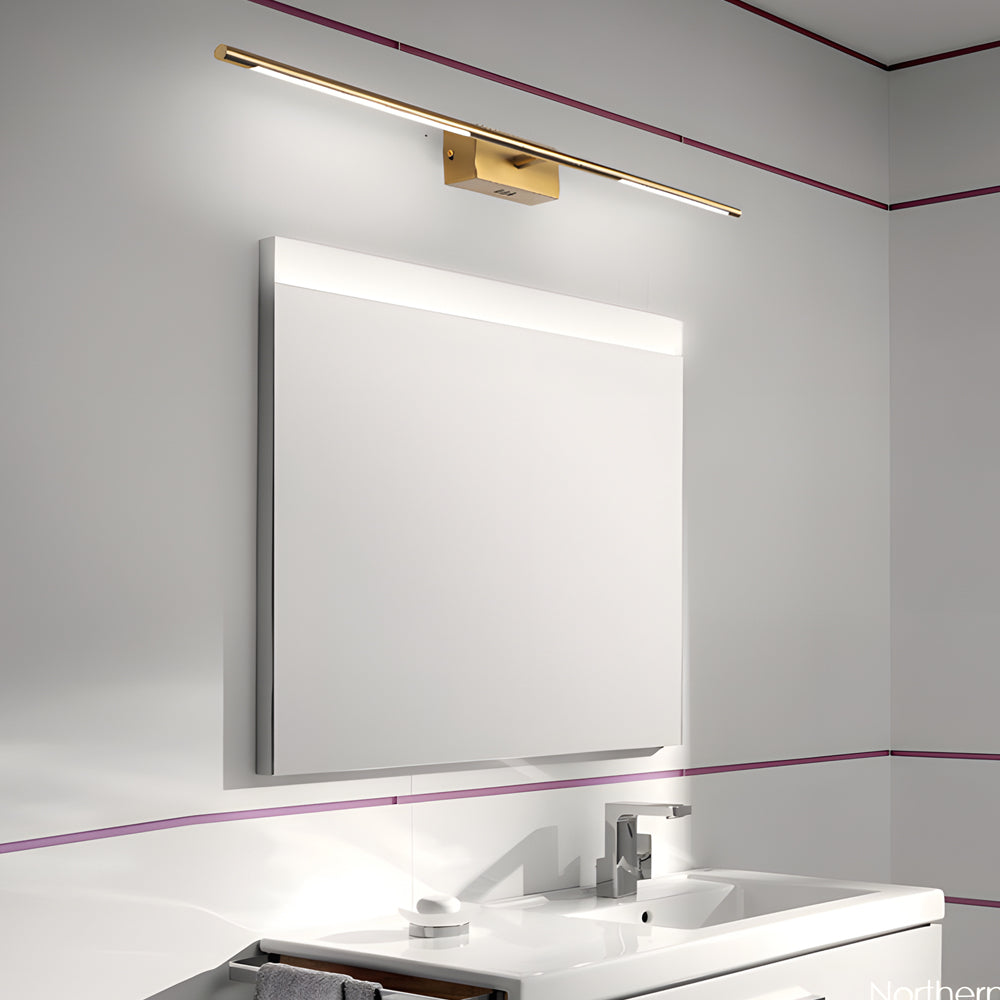 Modern Gold LED Bathroom Vanity Light??23.6" & 39.4", Warm & White Light for Stylish Illumination