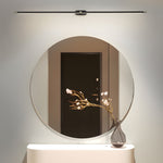 Ultra-Slim Cylindrical LED Bathroom Vanity Light with Indirect Lighting, 26.8''/38.6''/50.4''