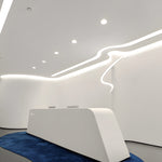 Integrated LED Slim Canless Recessed Light White Trim 5/9/12/18W Round Flat LED Downlight Low Profile Recessed Ceiling Downlight