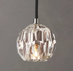 Boule De Cristal Clear Glass Cord Pendant