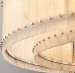 San Marco Alabaster Round Chandelier 60"