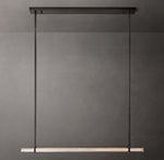 Audubon Crystal Single Bar Linear Chandelier 60"