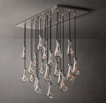Rain Rectangular Chandelier 72"