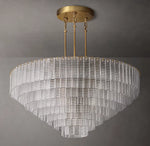 Sirene Clear Glass Round Chandelier 52"