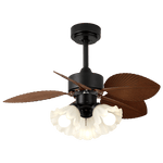 Floriva Leaf Ceiling Fan Light