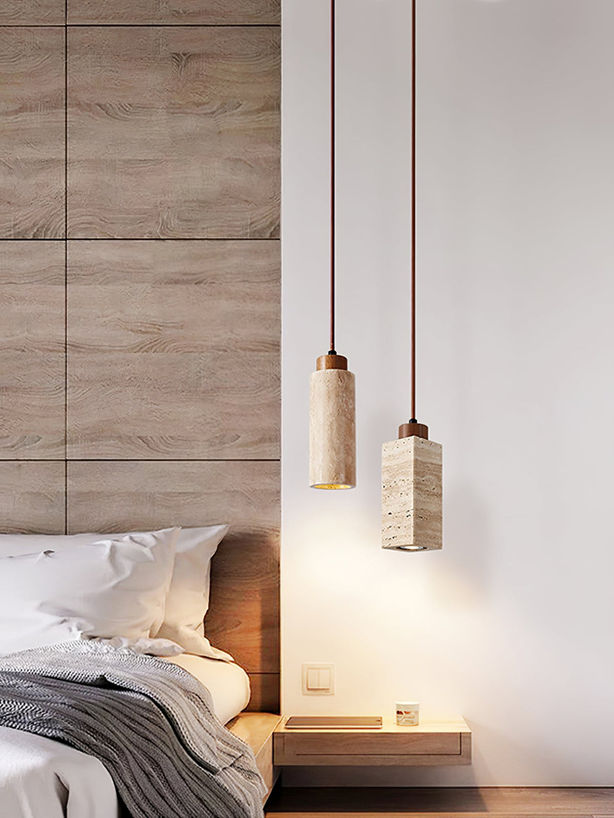 Solvara Travertine Pendant Lamp