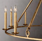 19th C. English Openwork Round Chandelier 50"