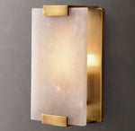 Hand-Carved Alabaster Sconce