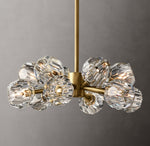 Boule De Cristal Clear Glass Round Chandelier 24"